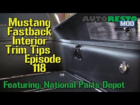 Mustang Fastback Interior Trim Tips Episode 118 Autorestomod