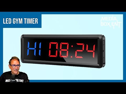 Gym Timer LED Workout Clock Count Down/Up Clock