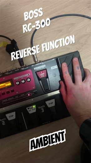 Boss RC-300 LOOPER reverse function #songwriter #music #looper #bosslooper #rc300