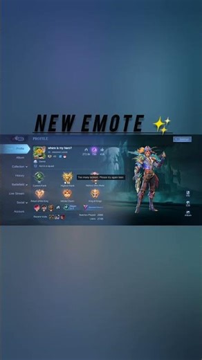 NEW MLBB EMOTE CODE #MOBA55GoldenMonth #MOBA55Creator