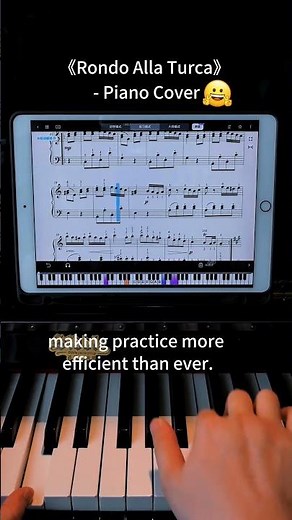 Rondo Alla Turca(Turkish March)W•A.Mozart #deeppiano #pianopractice #learnpiano #sheetmusic #pianist