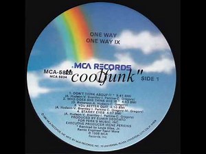 One Way - You Better Quit (Electro-Funk 1986)