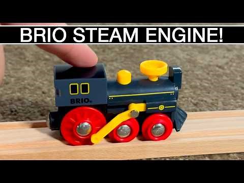 🔴 BRIO OLD STEAM ENGINE | BRIO 33617 | TOY TRAINS REVIEWS FOR KIDS | WOODEN RAILROADS RAILWAY