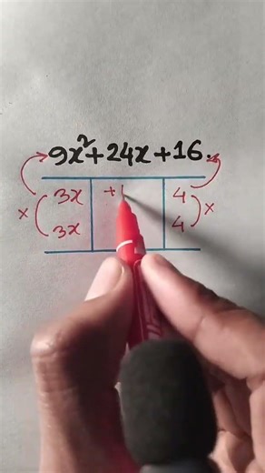 factorization hack: solve for 12x² - 22x + 36.