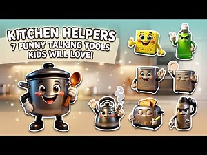 Kitchen Helpers: 7 Funny Talking Tools Kids Will Love!