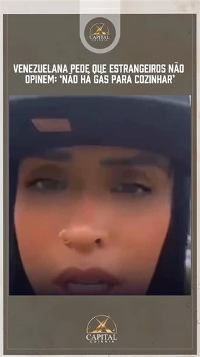 Capital Goiânia on Instagram: "Uma mulher venezuelana viralizou nas redes ao criticar estrangeiros que opinam sobre o petróleo do país. “Agora vem vocês se preocupar com um petróleo que nós, venezuelanos, nem sequer vemos; não há gás para cozinhar, nem gasolina, nem asfalto nas ruas, então não opinem”, disse. A declaração reflete a frustração de muitos venezuelanos diante da crise econômica e da desigualdade entre os recursos naturais e a vida cotidiana da população. Traduzido por IA. 🎥 via neb