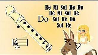 34K views · 1.1K reactions |  Mi Burrito Sabanero  Villancico, flauta dulce fácil, tutorial con animación + Notas | Flauto Dolce | Facebook