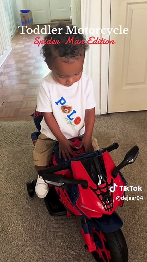 Spider Man Motorcycle for Toddlers Review and Assembly