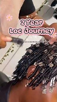 My 2 Year Loc Journey 2026 🖤 #locjourney #loclife