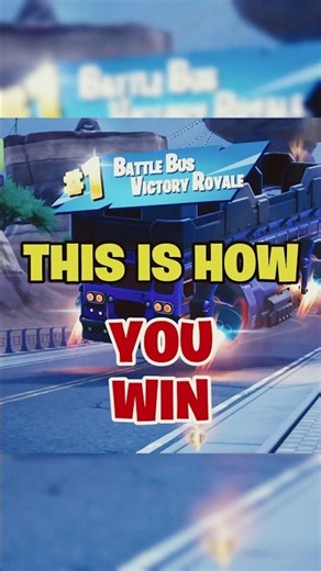 This is How YOU WIN Battle Bus Victory Royale EVERYTIME!!!