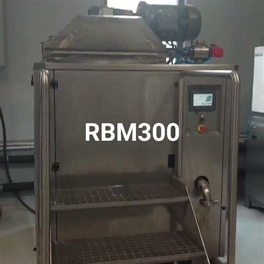 RBM300 ball mill with built-in fan cooled water coil - by AkayGAM LLC