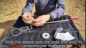 Tent Repair Kit - Tent Pole Repair Splint Kit Replacement Part, Spare Repair Tube Kit - Tent Repair Patches, Canvas Repair Kit