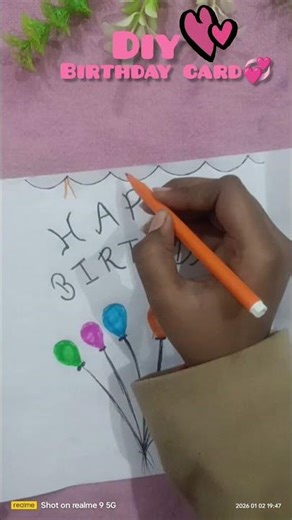 Diy birthday card idea🥰#shortvideo #youtubeshorts #shorts #ytshorts #diy