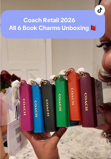 Unboxing All 6 Vintage Coach Book Charms