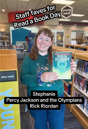 Staff sharing their favourite books to celebrate Read a Book Day. What’s your all-time favourite book? Drop it in the comments. #fyp #mhpl #library #nationalreadabookday #booktok