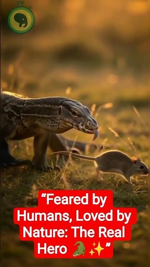 “Monitor Lizard: The Misunderstood Guardian of Nature #animalfacts