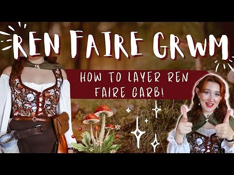 What to Wear to a Ren Faire | How to Layer🍄 ✨Ren faire outfits, cottagecore, hobbitcore ✨ #renfaire