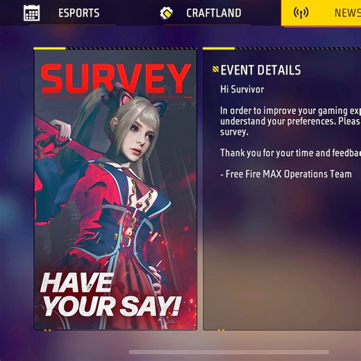 Event Survey 😗