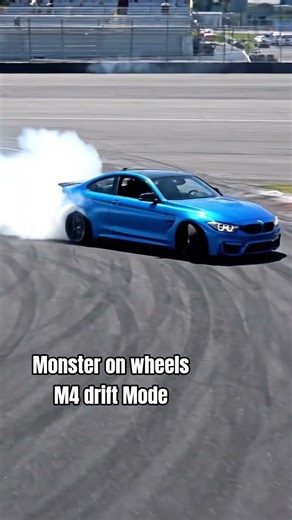BMW M4 sliding perfectly