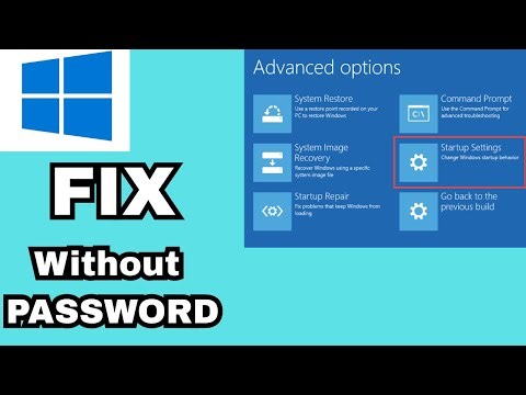 How to fix windows 10 startup problems without password