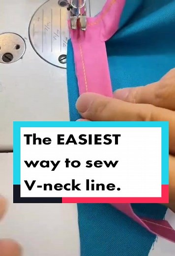 Sew a V-Neck Line with Ease
