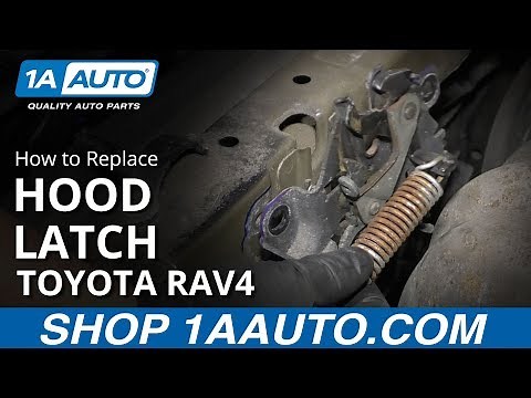 How to Replace Hood Latch 05-16 Toyota RAV4