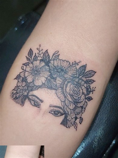 Stunning Tattoo Design Featuring Beautiful Eyes