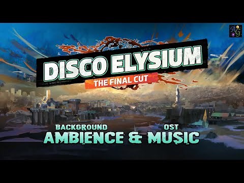 Disco Elysium Ambience | Revachol Skyline 🎶 1.5+ HOURS w/ full official soundtrack by Sea Power 🎶