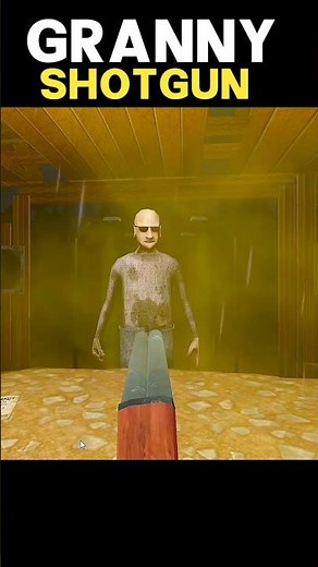 Granny grendpa shotgun game 📈📈#shorts