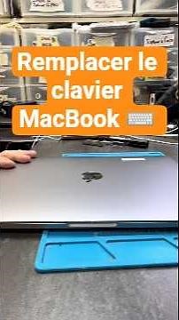 Comment remplacer le clavier de MacBook ? 💻#pc #tech