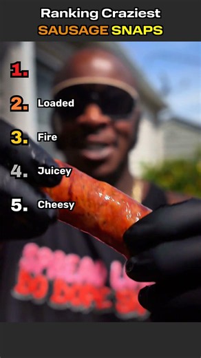 Ranking Best Sausage Snaps #sausage #viral