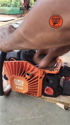 After changing the chain saw cylinder, piston, and rings, I did a small compression test.