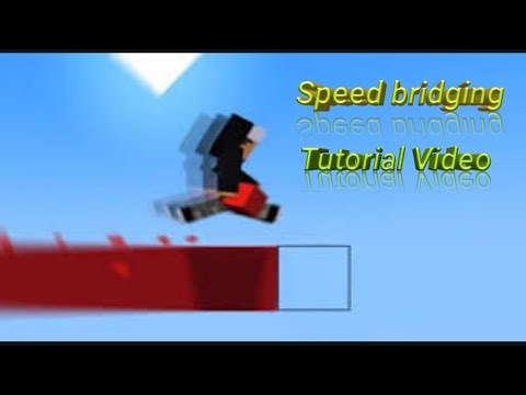 Speed bridge like a pro in mcpe#minecraft #gameplay #tutorial #gamingcommunity #mcpe