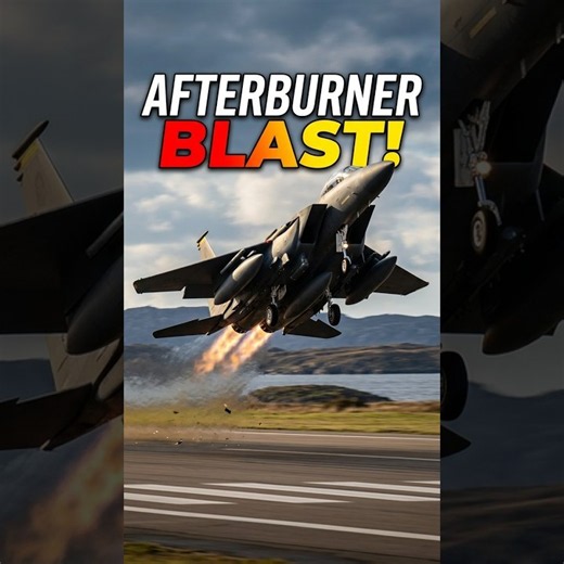 F-15 Power Takeoff: Pure Speed #aviation #f15