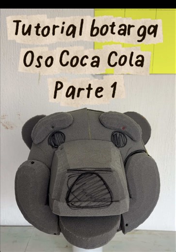 Tutorial para hacer la botarga del Oso Coca Cola