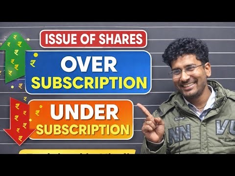 Issue of Shares | Over-Subscription & Under-Subscription Explained in Hindi | Class 12 Accounts