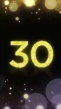 New Year Countdown 2024 ! 30 seconds timer with music