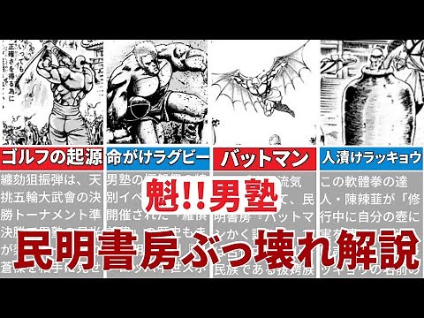 【魁!!男塾】9割は信じた…民明書房の説得力ある衝撃のウソ説を紹介！！