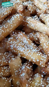 Who wouldn't be familiar with University of Santo Tomas' infamous Banana Rhuma from MANG TOOTZ Foodhouse? Not just a simple turon, the rhum (yes, alcohol!) added to this sweet treat gives it a 'kick' appropiate to have anytime of the day. They’re sold at 20php for 5 pieces. 1135 Padre Noval St, Sampaloc, Manila | Inside Manila