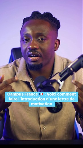 23K views · 365 reactions | Campus France  : Voici comment faire l’introduction d’une lettre de motivation #pourtoi #CampusFrance #edikodjane | Kodjane Edi | Facebook