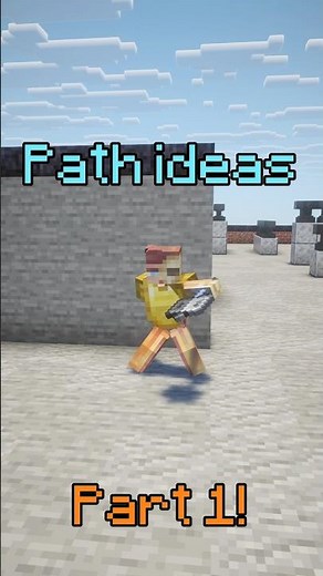 THE BEST PATH IDEAS! Part 1! #shorts #minecraft #fypシ