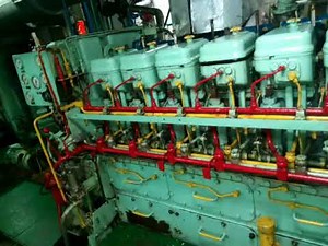 Mesin besar kapal Ferry Daihatsu 4 tak 2000 pk kali 2mesin broow