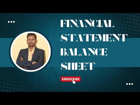 ACCOUNTANCY | CLASS 11TH | FINANCIAL STATEMENT | BALANCE SHEET F