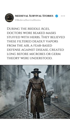 Beaked Masks Built To Fool The Plague #medievalhistory #medieval #medievalblacksmith