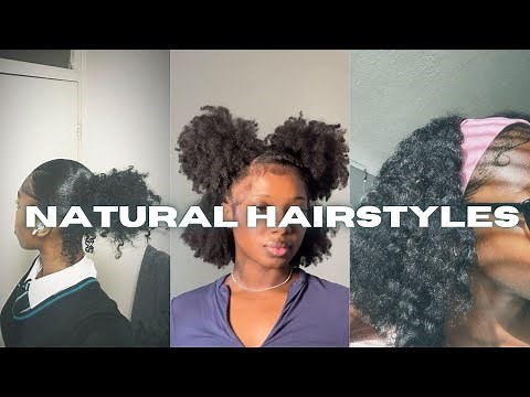 Hairstyles for Natural 4C/4B Hair!