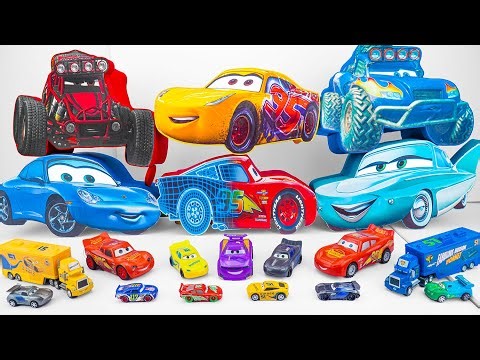 Disney Pixar Cars Unboxing Review | Huge Disney Cars Truck and Race Car Collection Rust-eze