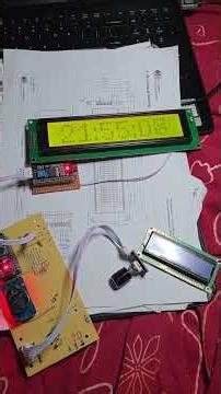 ceas RTC cu reglaj din encoder, cu data si temperatura cu numere uriase pe afisaj i2c LCD4004