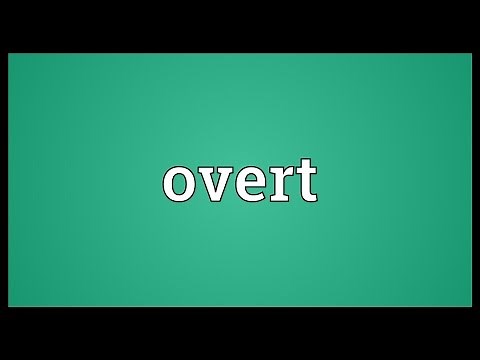 Overt Meaning