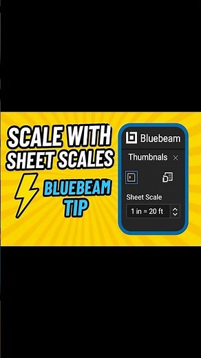 Bluebeam Revu | Scale Drawings with Sheet Scales | Quick BIM Workflow #Shorts #tutorial #designer