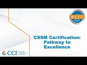 2025 CSSM Certification & Recertification Guide